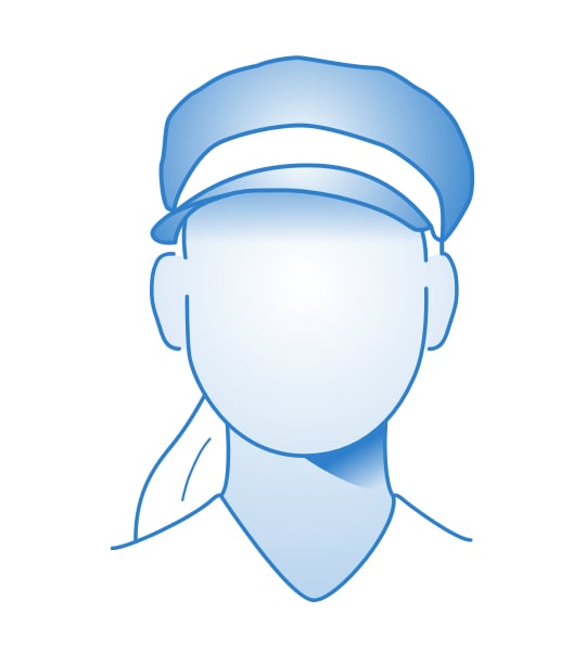 Casquette baker boy pour visage rond femme